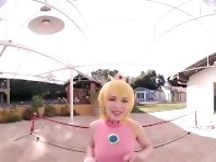 'fuck Slender Honey Lilly Bell As Princess Peach In Virtual Reality Xxx Parody'