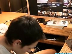 Youthfull Youngster Wanks Off His Dick And Cums While Watching Porno
